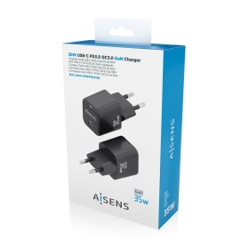 Wall Charger Aisens ASCH-35W1P023-BK Black 35 W (1 Unit) by Aisens, Chargers - Ref: S9910646, Price: 11,69 €, Discount: %