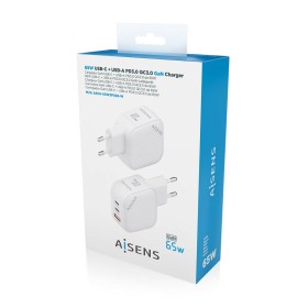 Caricabatterie da Parete Aisens ASCH-65W3P026-W Bianco 65 W (1 Unità) di Aisens, Caricabatterie - Rif: S9910647, Prezzo: 22,8...