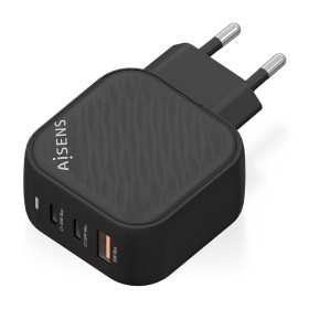 Wall Charger Aisens ASCH-65W3P027-BK Black 65 W (1 Unit) by Aisens, Chargers - Ref: S9910648, Price: 22,89 €, Discount: %