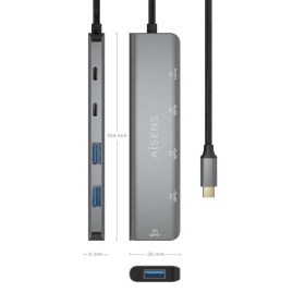 USB Hub Aisens A109-0857 Grey (1 Unit) by Aisens, USB hubs - Ref: S9910649, Price: 15,03 €, Discount: %