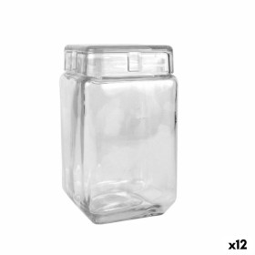 Lancheira Redonda com Tampa Branco Plástico 415 ml 12 x 6 x 12 cm (24 Unidades) | Tienda24 Tienda24.eu