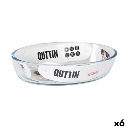 Plat à Gratin Quttin 700 ml verre Oblongue (6 Unités) | Tienda24 Tienda24.eu