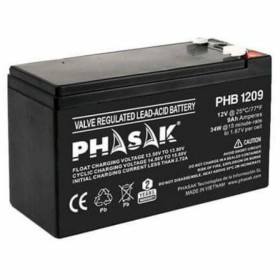 Battery for Uninterruptible Power Supply System UPS Phasak PHB 1209 12 V by Phasak, Replacement batteries for uninterrupted p...