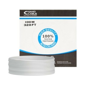 Câble RJ45 Catégorie 5e UTP NANOCABLE 10.20.0302-FLEX Gris 100 m de NANOCABLE, Câbles Ethernet - Réf : S9911391, Prix : 24,25...