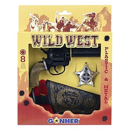 Conjunto de Pistolas do Oeste Gonher (3 pcs) | Tienda24 Tienda24.eu