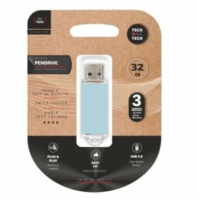 USB stick Tech One Tech TEC3010-32 Blue 32 GB by Tech One Tech, USB flash drives - Ref: S9911837, Price: 6,32 €, Discount: %