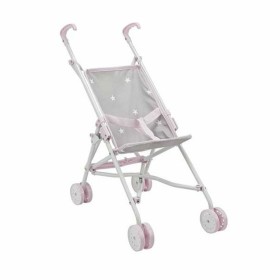 Carrito para Muñecas Reig Gris Rosa Gemelar | Tienda24 Tienda24.eu