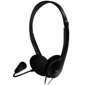 Headphones with Microphone Nox Voice One Black by Nox, Headphones and accessories - Ref: S9912255, Price: 4,78 €, Discount: %