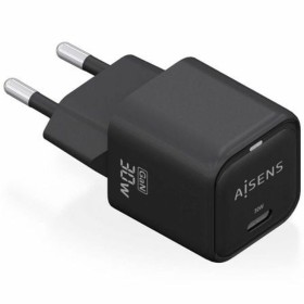 Wall Charger Aisens ASCH-30W1P019-BK Black 30 W (1 Unit) by Aisens, Chargers - Ref: S9912623, Price: 9,50 €, Discount: %