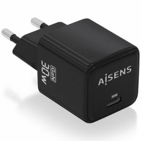 Wall Charger Aisens ASCH-30W1P036-BK Black 30 W (1 Unit) by Aisens, Chargers - Ref: S9912625, Price: 8,87 €, Discount: %