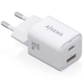 Cargador de Pared Aisens ASCH-30W2P020-W Blanco 30 W (1 unidad) de Aisens, Cargadores - Ref: S9912626, Precio: 9,75 €, Descue...