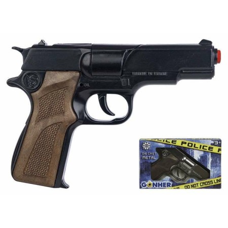 Cap Gun Gonher Black Police Officer | Tienda24 Tienda24.eu