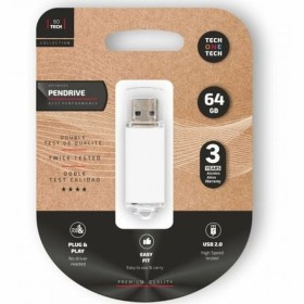 Clé USB Tech One Tech TEC3007-64 Blanc 64 GB de Tech One Tech, Clés USB - Réf : S9913166, Prix : 6,46 €, Remise : %