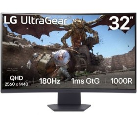 Écran LG 32GS60QC-B Quad HD 32" 144 Hz 50 - 60 Hz 180 Hz de LG, Ecrans PC - Réf : S9913222, Prix : 265,11 €, Remise : %