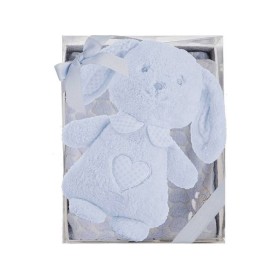 Coperta per Neonato Peluche Azzurro 100 x 75 cm