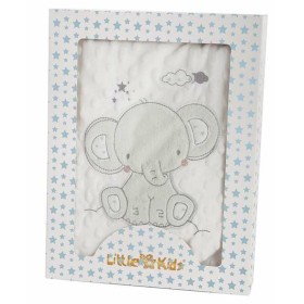 Baby blanket Bear Pink Embroidery Double | Tienda24 Tienda24.eu