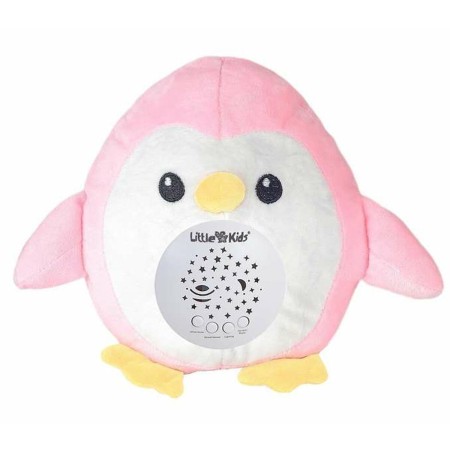 Peluche Musical Projector Cor de Rosa Pinguim | Tienda24 Tienda24.eu