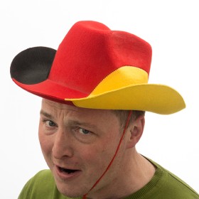 Chapeau de Cowboy Drapeau de l'Allemagne de BigBuy Party, Accessoires de fête - Réf : V0000194, Prix : 1,75 €, Remise : %