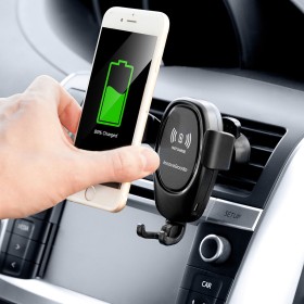 Wireless Charger Support for Car Cool Qi | Tienda24 - Global Online Shop Tienda24.eu