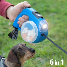 Laisse de chien rétractable 6 en 1 Compet InnovaGoods de InnovaGoods, Sangles - Réf : V0103068, Prix : 10,83 €, Remise : %