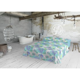 Federa Happy Home LISOS COTTON Terra Matrimoniale 144 Fili 45 x 85 cm (2 Unità) | Tienda24 - Global Online Shop Tienda24.eu