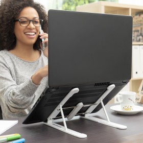 Folding and Adjustable Laptop Stand Flappot InnovaGoods by InnovaGoods, Lapdesks - Ref: V0103270, Price: 7,33 €, Discount: %