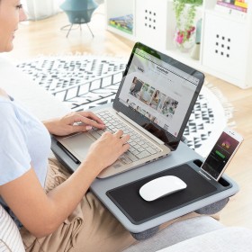 Portable Laptop Desk with XL Cushion Deskion InnovaGoods by InnovaGoods, Lapdesks - Ref: V0103365, Price: 21,13 €, Discount: %