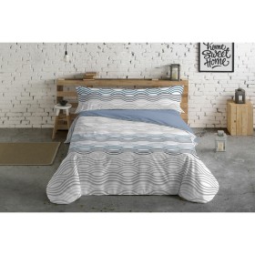 Duvet cover set Hosteline Mojacar Blue Single 3 Pieces by Hosteline, Quilts and quilt covers - Ref: D2101878, Price: 30,00 €,...