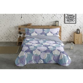 Duvet cover set Hosteline Circulos Blue King size 3 Pieces by Hosteline, Quilts and quilt covers - Ref: D2101886, Price: 44,9...