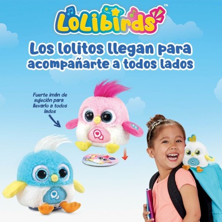 Soft toy with sounds Vtech Lolibirds Lolito Pink | Tienda24 Tienda24.eu