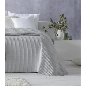 Bedspread (quilt) Hosteline AGNES Pearl Gray Single (1 Piece) by Hosteline, Blankets and bedcovers - Ref: D2101927, Price: 48...