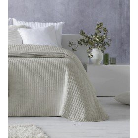 Bedspread (quilt) Hosteline JOYA White King size (1 Piece) | Tienda24 - Global Online Shop Tienda24.eu