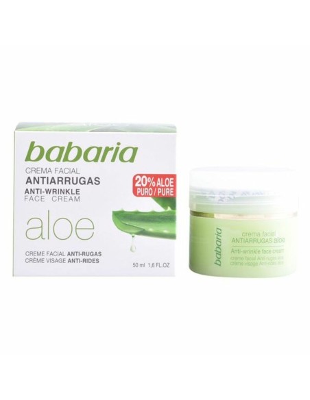 Crema Antiarrugas Aloe Vera Babaria Aloe Vera (50 ml) 50 ml | Tienda24 Tienda24.eu