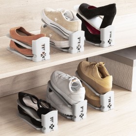 Shoe Rack Grey 24 x 116 x 60 cm | Tienda24 - Global Online Shop Tienda24.eu