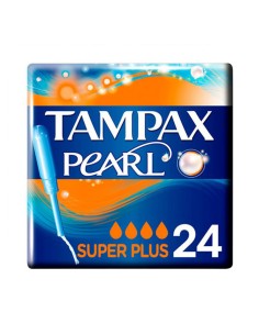 Pack de Tampones Pearl Super Plus Tampax Tampax Pearl (24 uds) 24 uds de Tampax, Tampones - Ref: S0560878, Precio: 10,08 €, D...