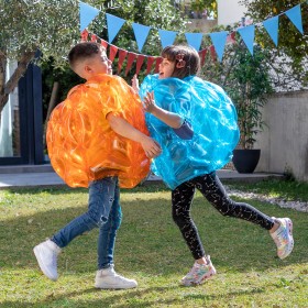 Pelota Burbuja Hinchable Gigante Parachoques Bumpoy InnovaGoods 2 Unidades de InnovaGoods, Colchonetas y juguetes hinchables ...