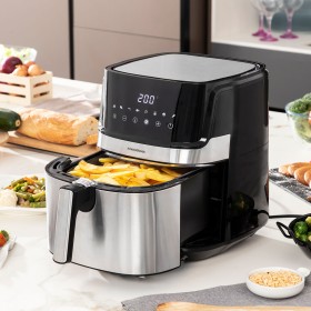 Friggitrice ad Aria InnovaGoods Fryinn Pro 5500 Nero 1700 W 5,5 L Acciaio inossidabile di InnovaGoods, Friggitrici ad aria - ...