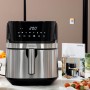 Heißluftfritteuse InnovaGoods Fryinn Pro 5500 Schwarz 1700 W 5,5 L Edelstahl | Tienda24 - Global Online Shop Tienda24.eu