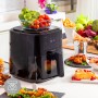 Air Fryer with Weighing Scale InnovaGoods Fryinn Balance 5000 Black 1500 W 5 L Stainless steel | Tienda24 - Global Online Shop Tienda24.eu