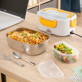 Boîte à Repas Électrique pour le Bureau et la Voiture Lunffi InnovaGoods de InnovaGoods, Stockage des aliments - Réf : V01037...