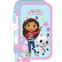 Double Pencil Case Gabby's Dollhouse Sweet Home Light Blue 12,5 x 19,5 x 4 cm | Tienda24 Tienda24.eu