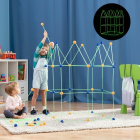 Children’s Fort Building Kit Builkitt InnovaGoods 155 Pieces by InnovaGoods, Building & Construction Toys - Ref: V0103803, Pr...