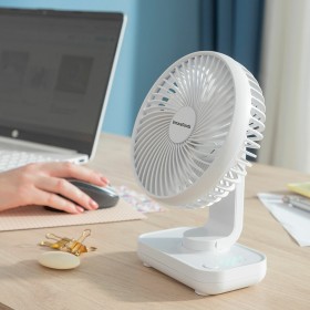 Ventilateur de Bureau Rechargeable Fanrec InnovaGoods Ø5,4'' 3600 mAh / 13,3 W de InnovaGoods, Ventilateurs de table - Réf : ...