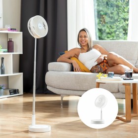 Ventilateur Rechargeable Pliable 3 en 1 Fandle InnovaGoods Ø7,7'' 7200 mAh de InnovaGoods, Ventilateurs de table - Réf : V010...