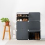 Portable Modular Shoe Cabinet InnovaGoods Grey | Tienda24 - Global Online Shop Tienda24.eu