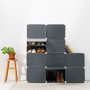 Portable Modular Shoe Cabinet InnovaGoods Grey | Tienda24 - Global Online Shop Tienda24.eu