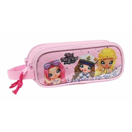 Trousse Fourre-Tout Double Na!Na!Na! Surprise Sparkles Rose clair 21 x 8 x 6 cm | Tienda24 Tienda24.eu