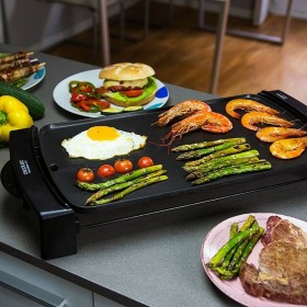 Grill hotplate Cecotec Rock & Water 2500 2150W Black by Cecotec, Electric Griddles - Ref: V1701696, Price: 38,71 €, Discount: %