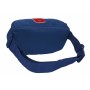 Bolsa de Cintura Safta University Vermelho Azul Marinho 23 x 14 x 9 cm | Tienda24 Tienda24.eu