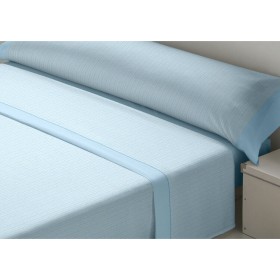 Jeu de draps D'Or CEBRA Bleu Lit 1 persone Franela de D'Or, Draps et taies d'oreiller - Réf : D2102549, Prix : 46,98 €, Remis...